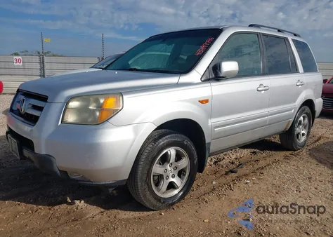 2006 Honda Pilot Ex-L from USA, damaged, VIN 5FNYF285X6B044899